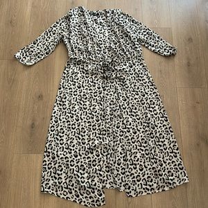 Zara leopard dress